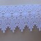 1 Yard 4" Fabienne's White Venice Lace Trim With Flowers Hearts And Leaves